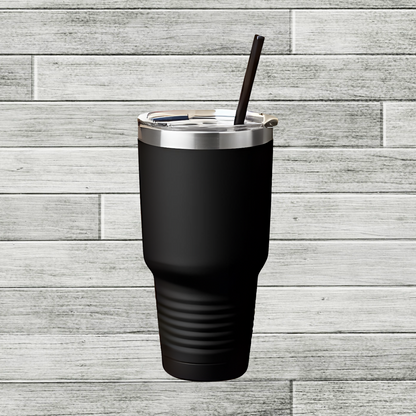 Funny Godmom Gifts, I Think Me Being Your Godmom Is Enough Of A Gift, Tumbler for Godmom, Mother's Day Unique Gifts from Family, 20oz or 30oz Black Stainless Steel Vacuum-Insulated Tumbler - Additional