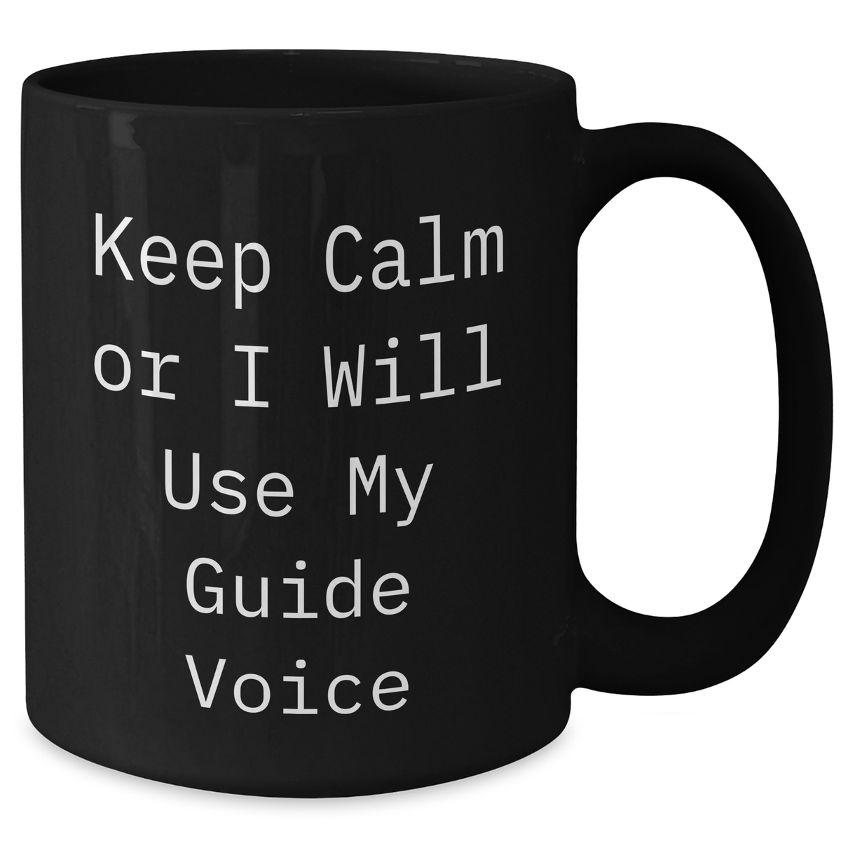 Funny Guide-Themed Black Coffee Mugs for Dad's Guide Voice on Father's Day Unique Gifts from Mom, Gifts for Guide-Loving Men - Additional