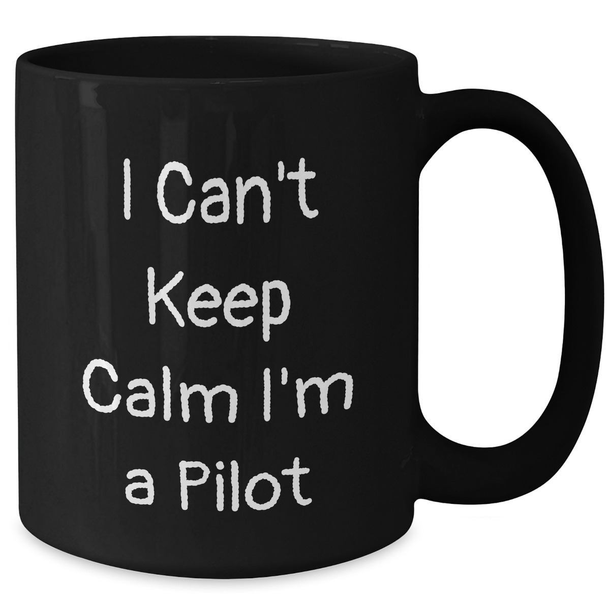 Pilot Gifts, Funny Quote Black Coffee Mugs for Him, 'I Can't Keep Calm I'm A Pilot' Gifts from Men to Pilot Friends and Family on Father's Day - Additional