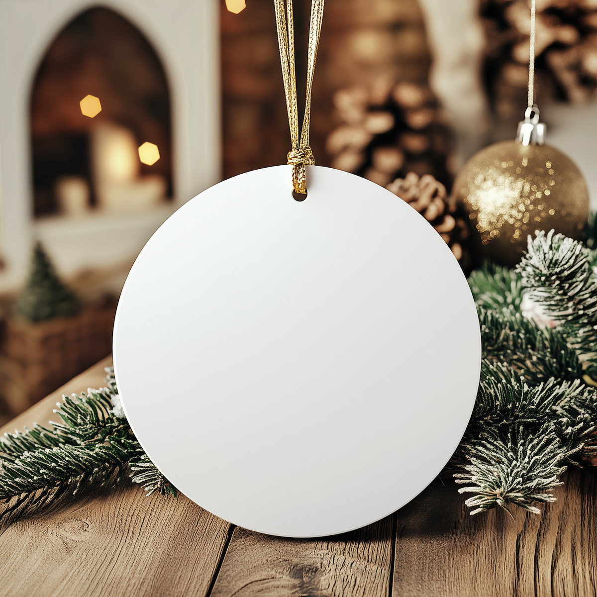 Rhode Island Puns Funny Circle Ornament Gifts for Christmas Tree Decor from Anyone Whose from Rhode Island is Basically Perfect Unique Presents for Rhode Islanders - Image 3