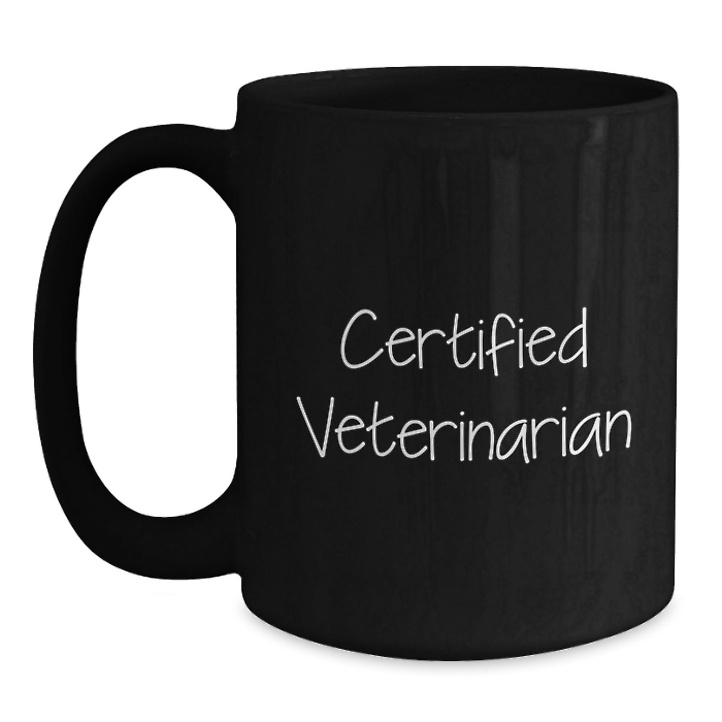Funny Quotes for Veterinarians Black Coffee Mug Gifts from Friends on Birthday, Perfect for Veterinarian Gifts for Men, Women, Family, and Friends - Main
