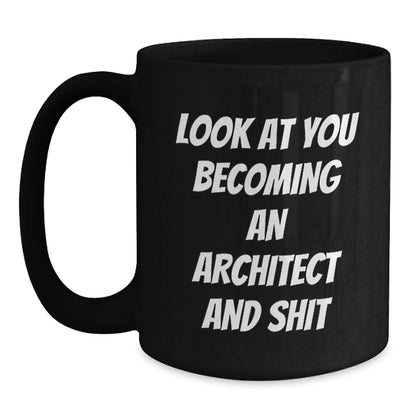 Unique Funny Architect Black Coffee Mugs for Men Women Friends Family - Gifts from Friends for Christmas Unique Gifts - Main