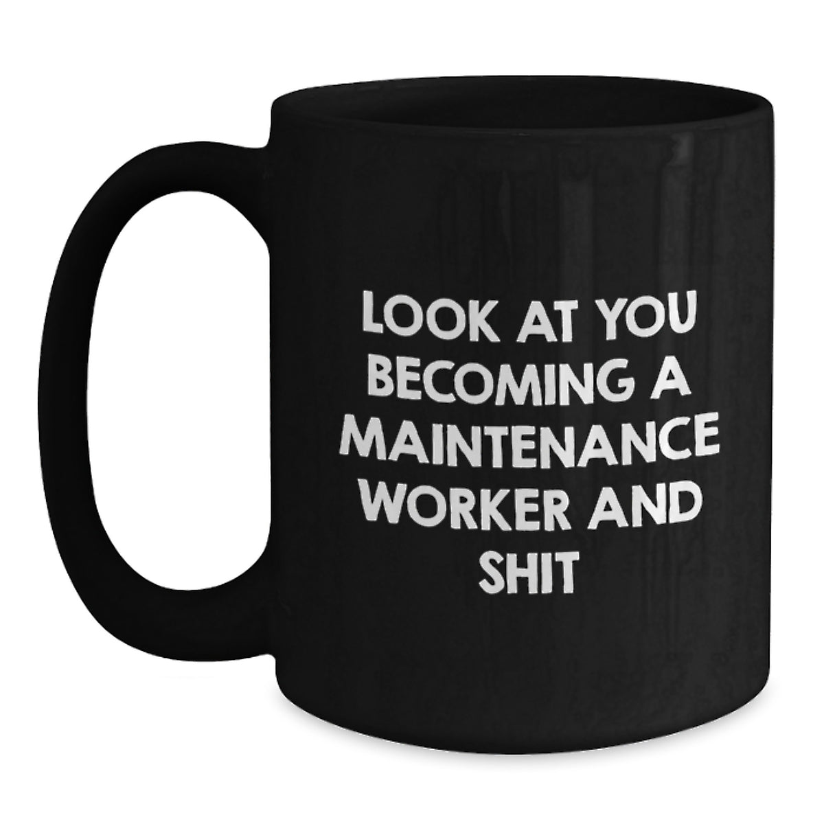 Maintenance Worker Funny Black Coffee Mugs Gifts from Friends for Christmas Unique - Main