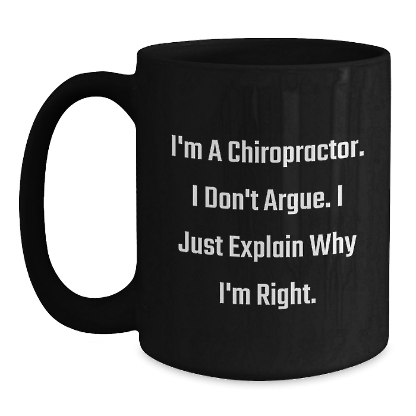 Chiropractor Gifts - Funny Inspirational Mugs for Chiropractor Men from Friends - Main