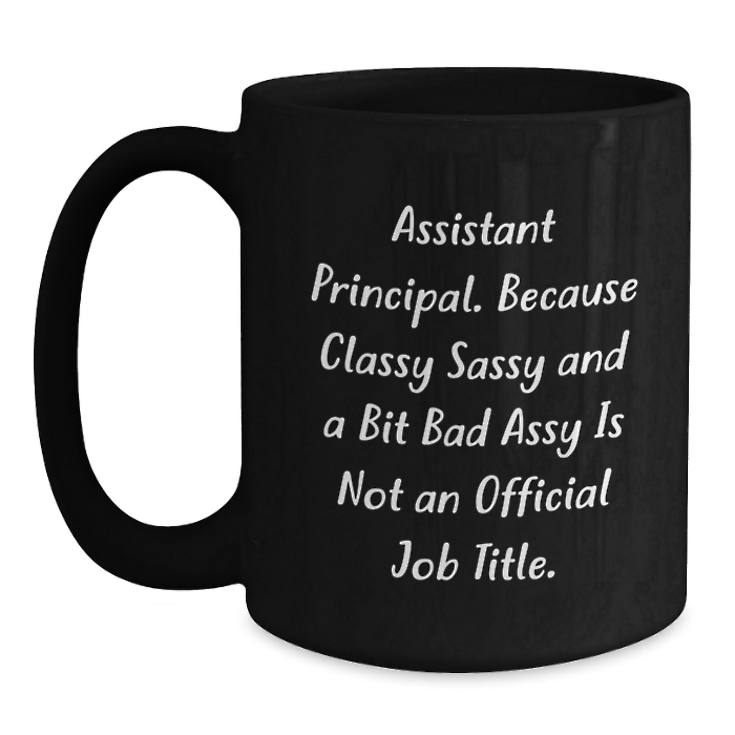 Funny Assistant Principal Black Coffee Mug Gifts from Friends Christmas Unique - Main