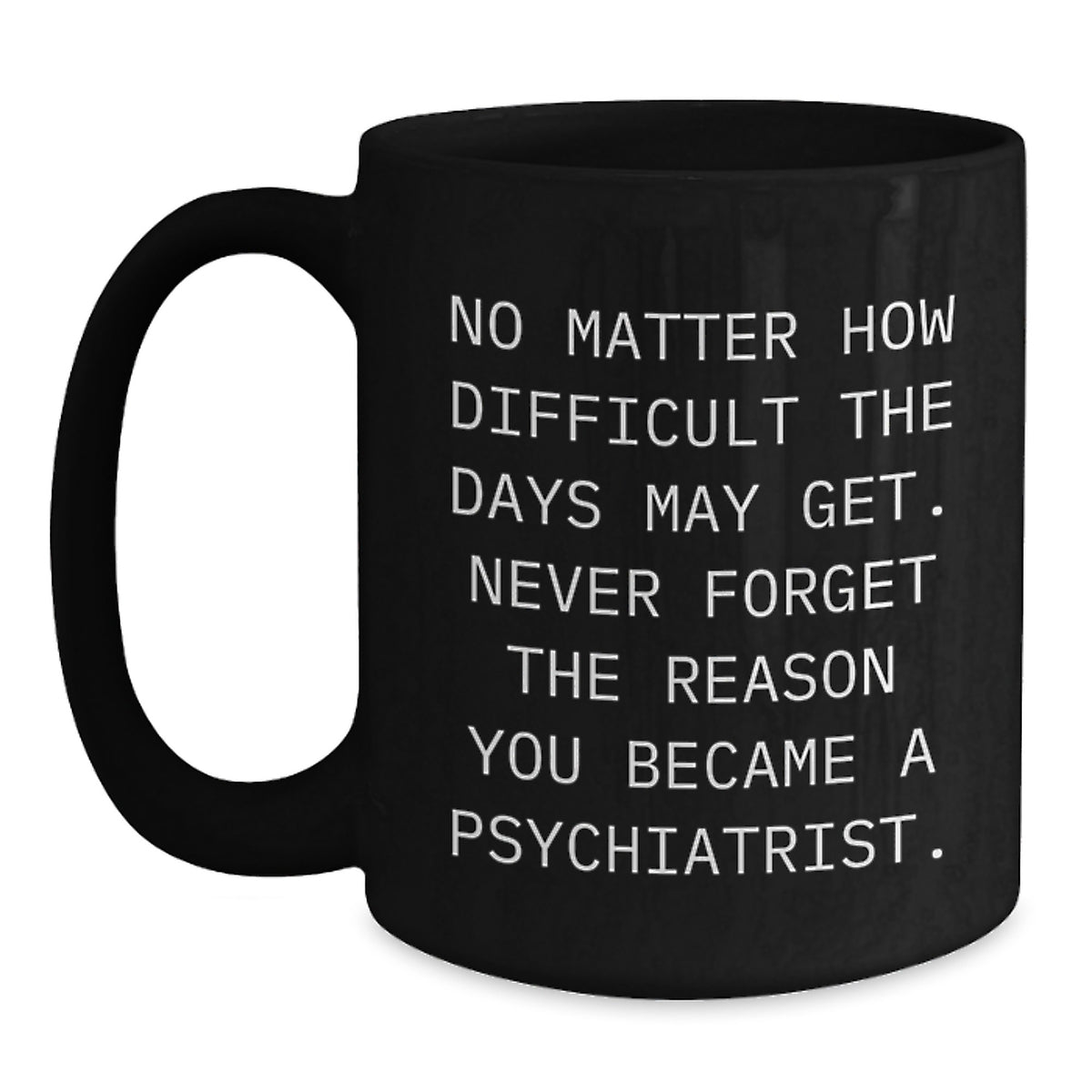 Unique Birthday Unique Gifts for Psychiatrist, Men, Women, Friends - Funny Inspirational Coffee Mug, Never Forget The Reason You Became A Psychiatrist, Gifts from Family - Main