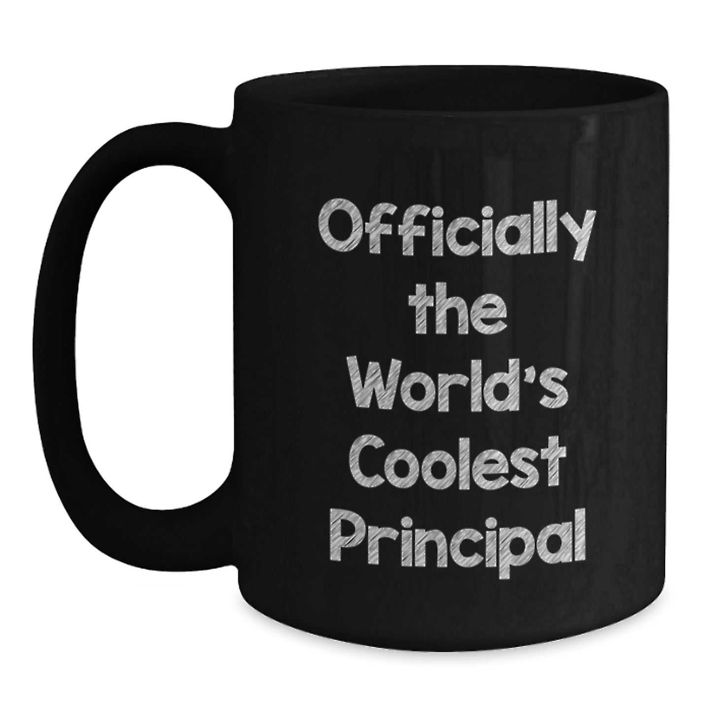 Funny Principal Gifts for Men - Officially The World's Coolest Principal Black Coffee Mug, Gifts from Men to Principal, Unique Principal Gift Ideas for Mother's Day - Main