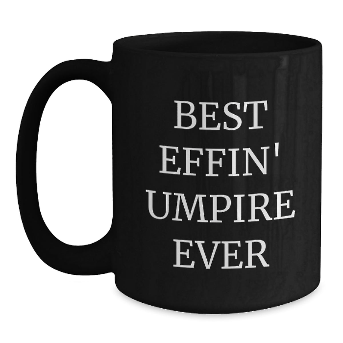 Funny Umpire Gifts for Umpire Enthusiasts, Black Coffee Mugs for Graduation Unique Gifts from Friends - Main