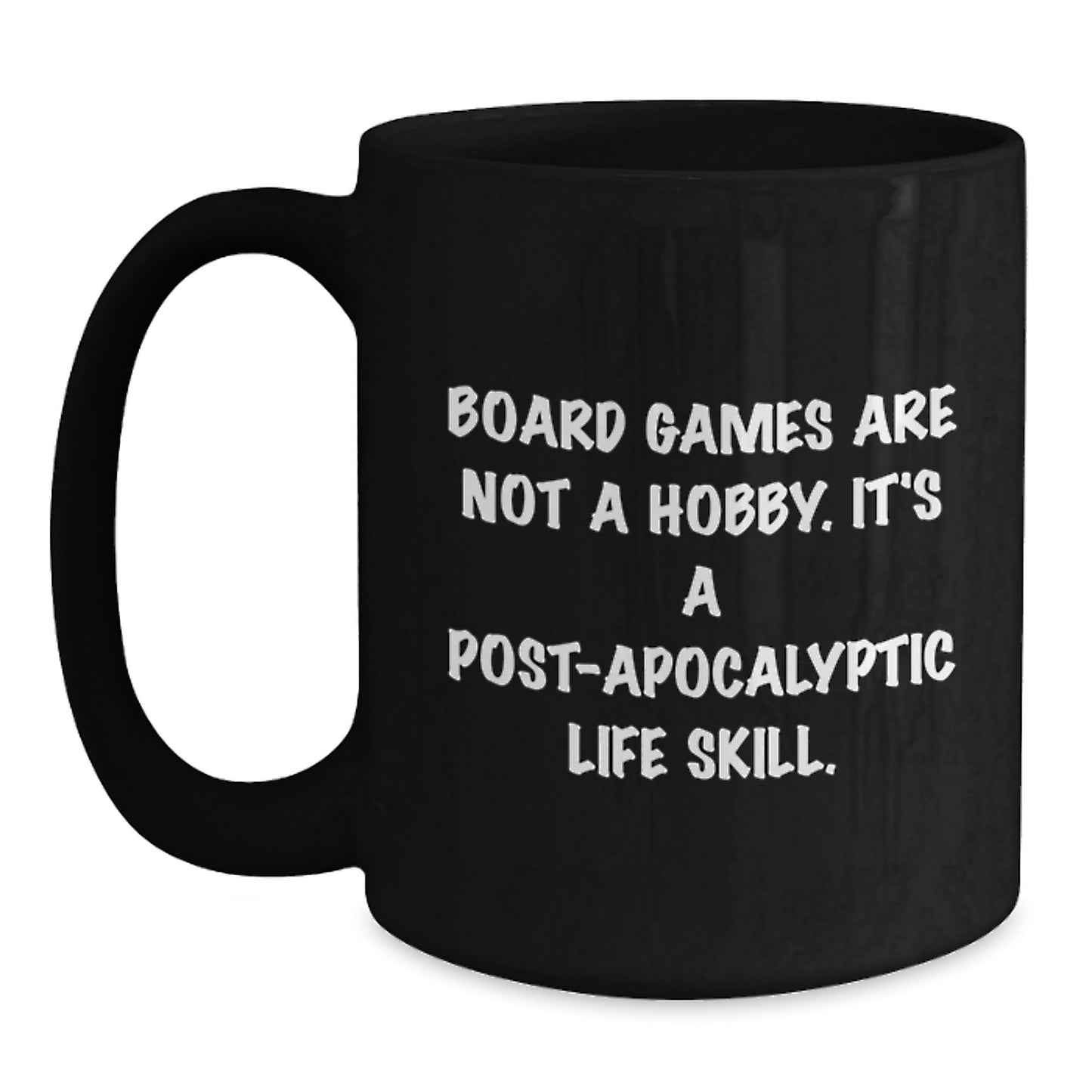 Funny Board Games Lover Gift from Men - Black Coffee Mug Graduation Unique - Main
