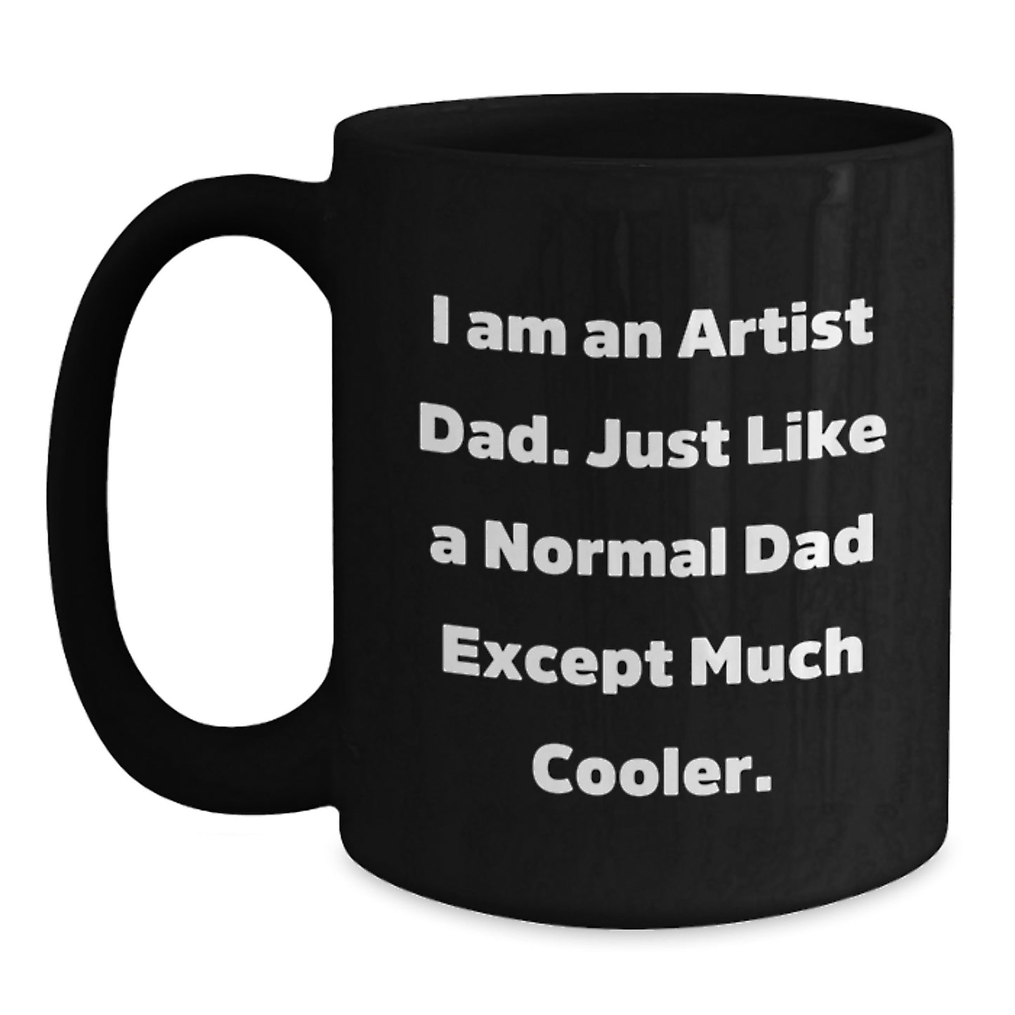 Artist Keepsake Black Coffee Mug for Him Birthday Gift Cool Edition - Main