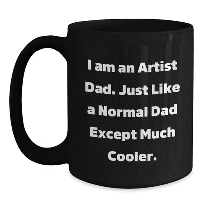 Artist Keepsake Black Coffee Mug for Him Birthday Gift Cool Edition - Main