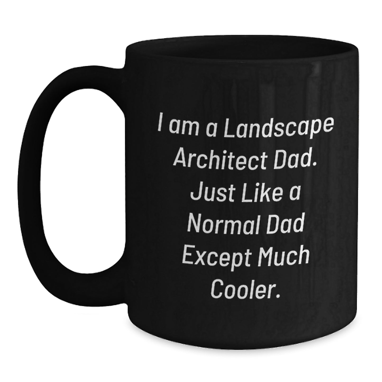 Landscape Architect Keepsake Mug for Him Birthday Gift Black 11oz - Main