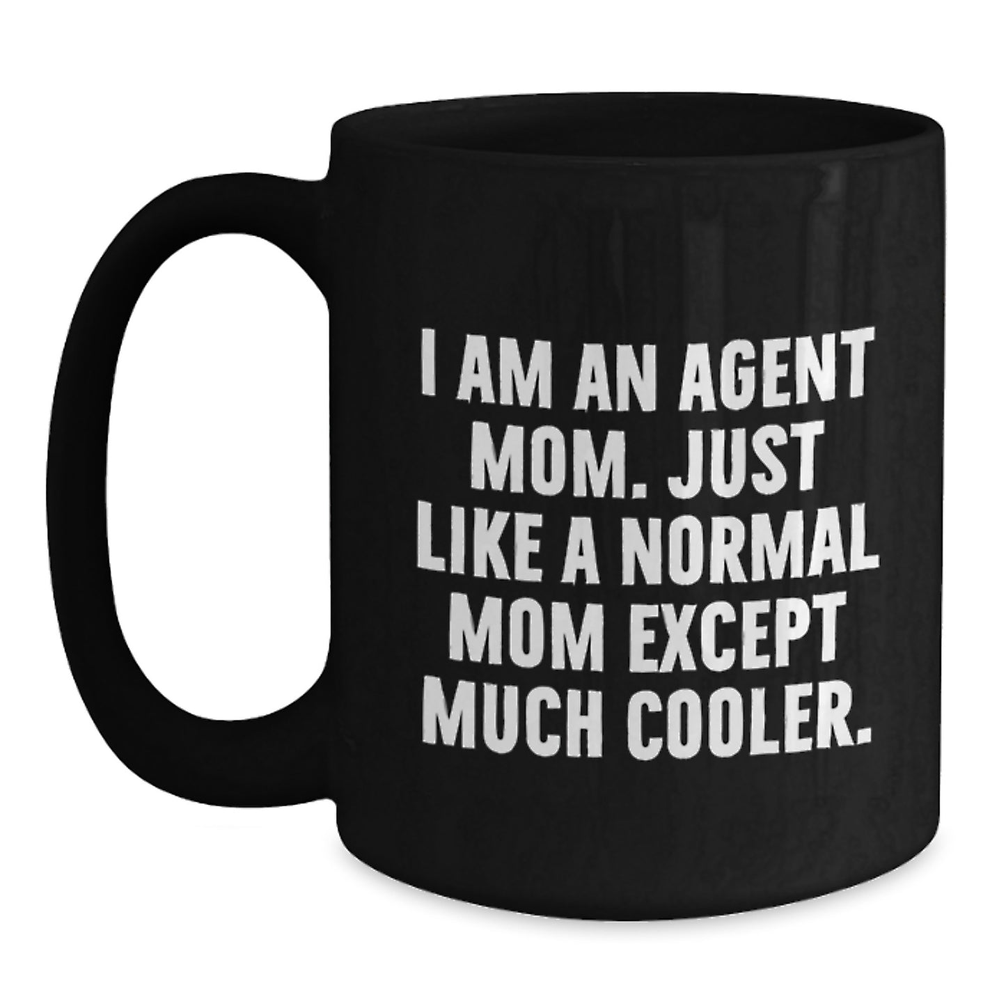 Agent Keepsake Mug for Him – Birthday Gift – Black Coffee Mug - Main