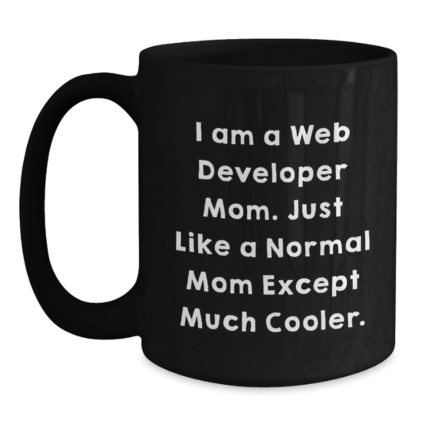 Web Developer Keepsake Mug for Him Black Ceramic 11oz Birthday Gift - Main