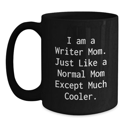 Writer Keepsake Black Coffee Mug Birthday Gift for Him - Main