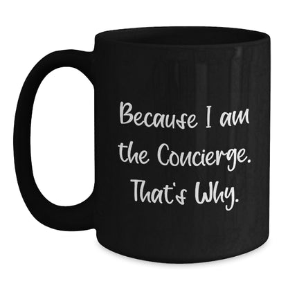 Concierge Keepsake Mug for Him Birthday Gift – 11oz Ceramic Microwave - Main