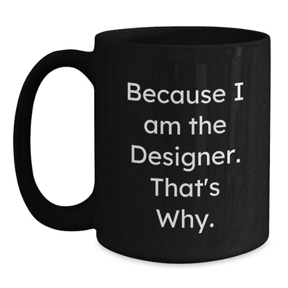 Designer Black Coffee Mug for a Best Friend Companion Birthday Gift - Main