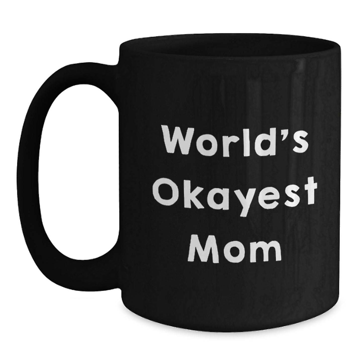 Mom Keepsake Black Coffee Mug Birthday Gift for Her - Main