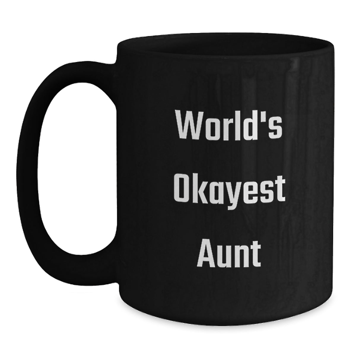 Aunt Gift World's Okayest Aunt Coffee Mug Keepsake for Her - Main