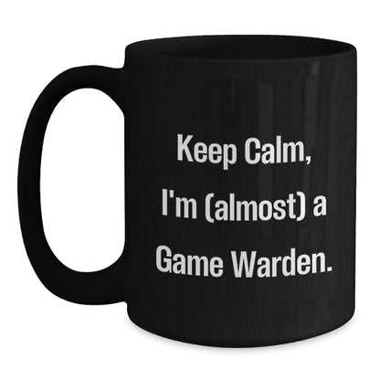 Game Warden Gift For Him - Keep Calm Keepsake Coffee Mug - Main