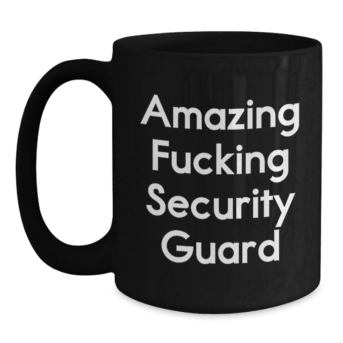 Christmas Gift for Him - Amazing Fucking Security Guard Present - Main