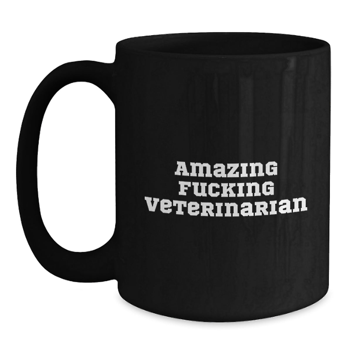 Christmas Gift for Her - Amazing Fucking Veterinarian Present Coffee Mug - Main