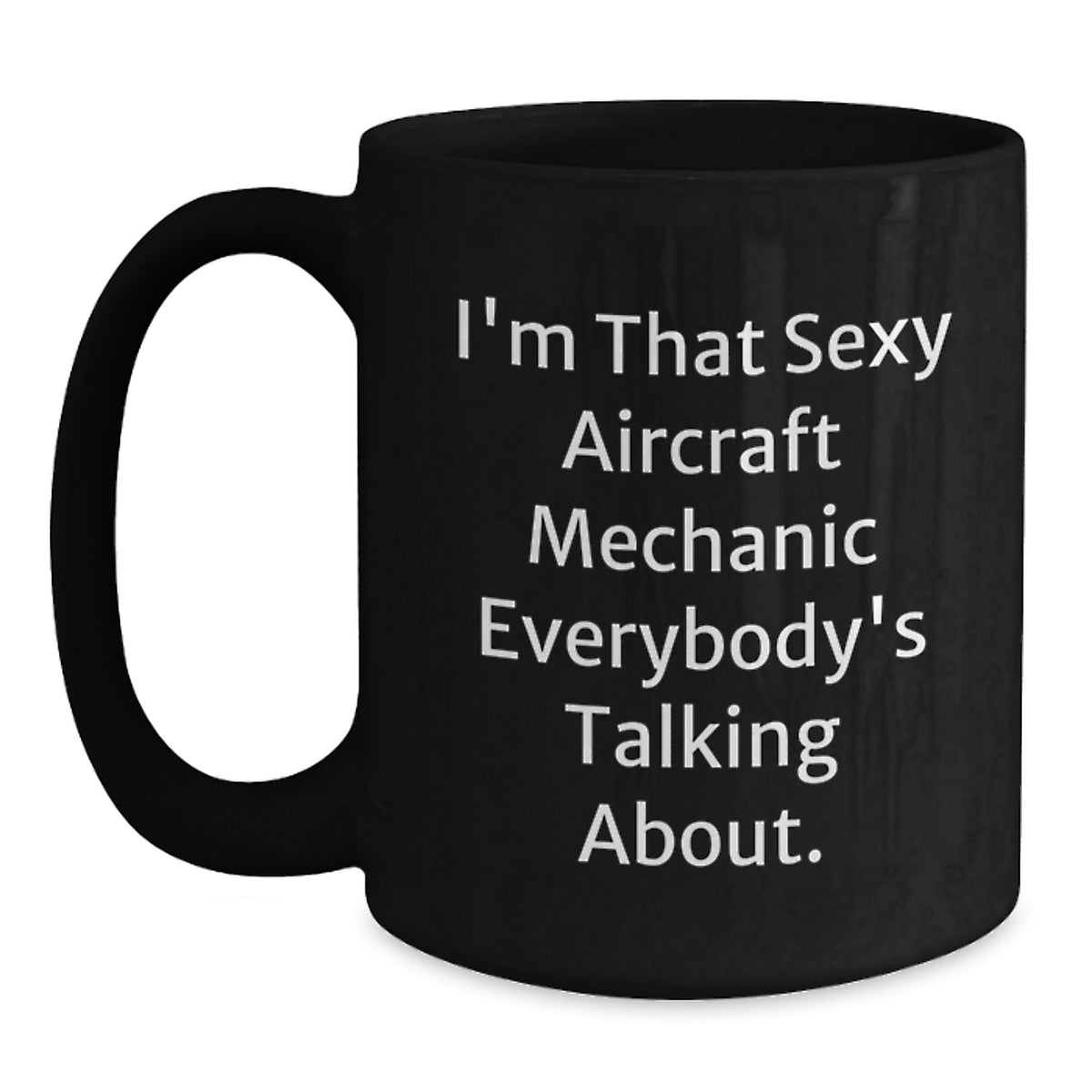 Christmas Gift for Her Playful Aircraft Mechanic Coffee Mug - Main