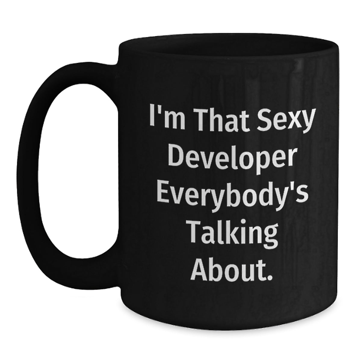 Christmas Gift for Her Playful Developer Coffee Mug Present - Main