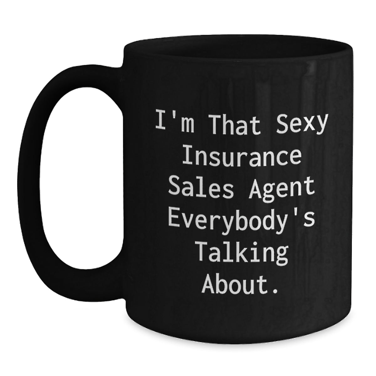 Christmas Gift for Her - Sexy Insurance Agent Present, Funny Coffee Mug - Main