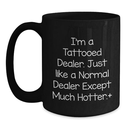 Dealer Keepsake Mug for Him - Christmas Gift, 11oz Ceramic Microwave - Main