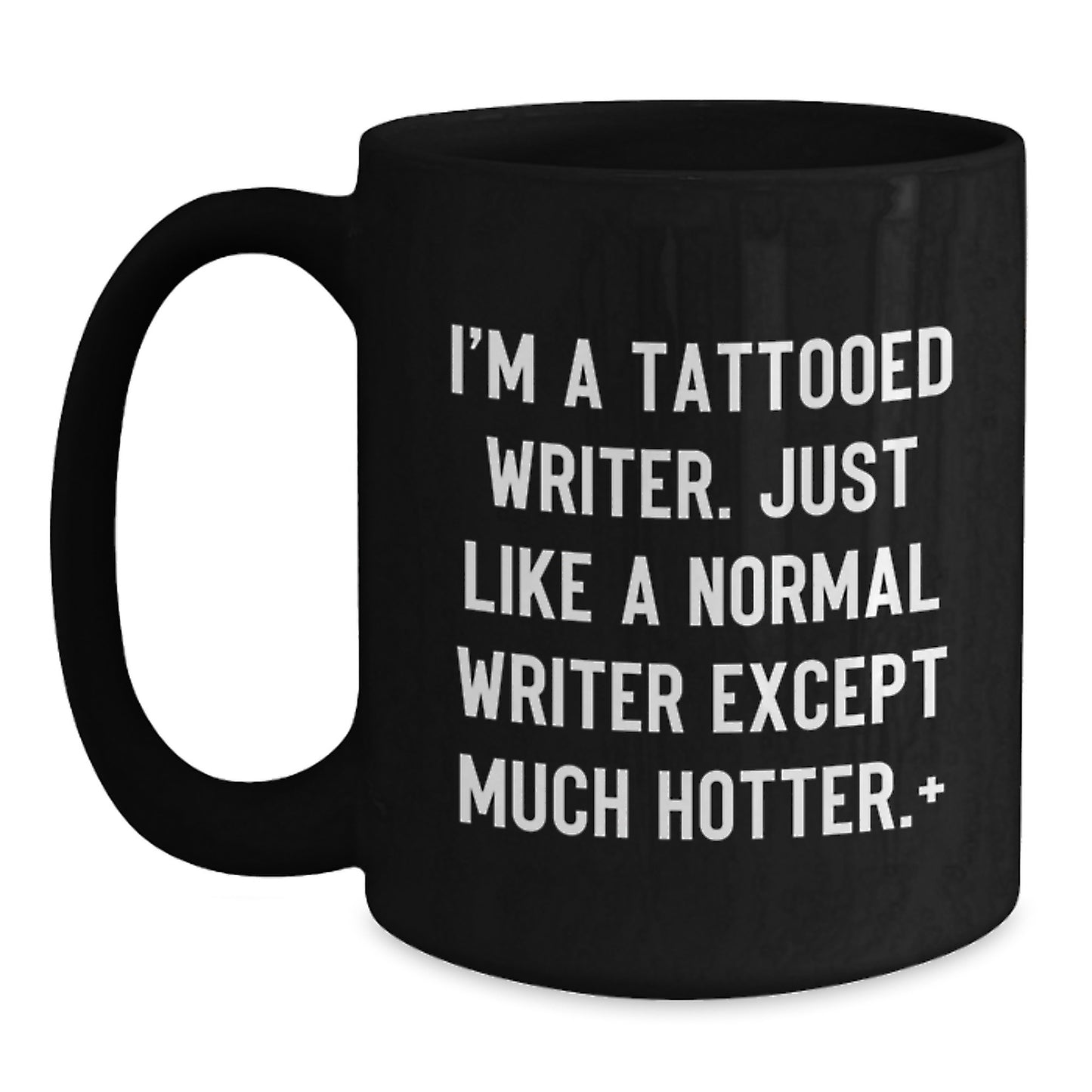 Writer Gifts for Graduation, Funny Quote Black Coffee Mug, Unique Gift for Writer Friends, Family, or Coworkers from Men or Women, Best Gift for Writer Men or Women - Main