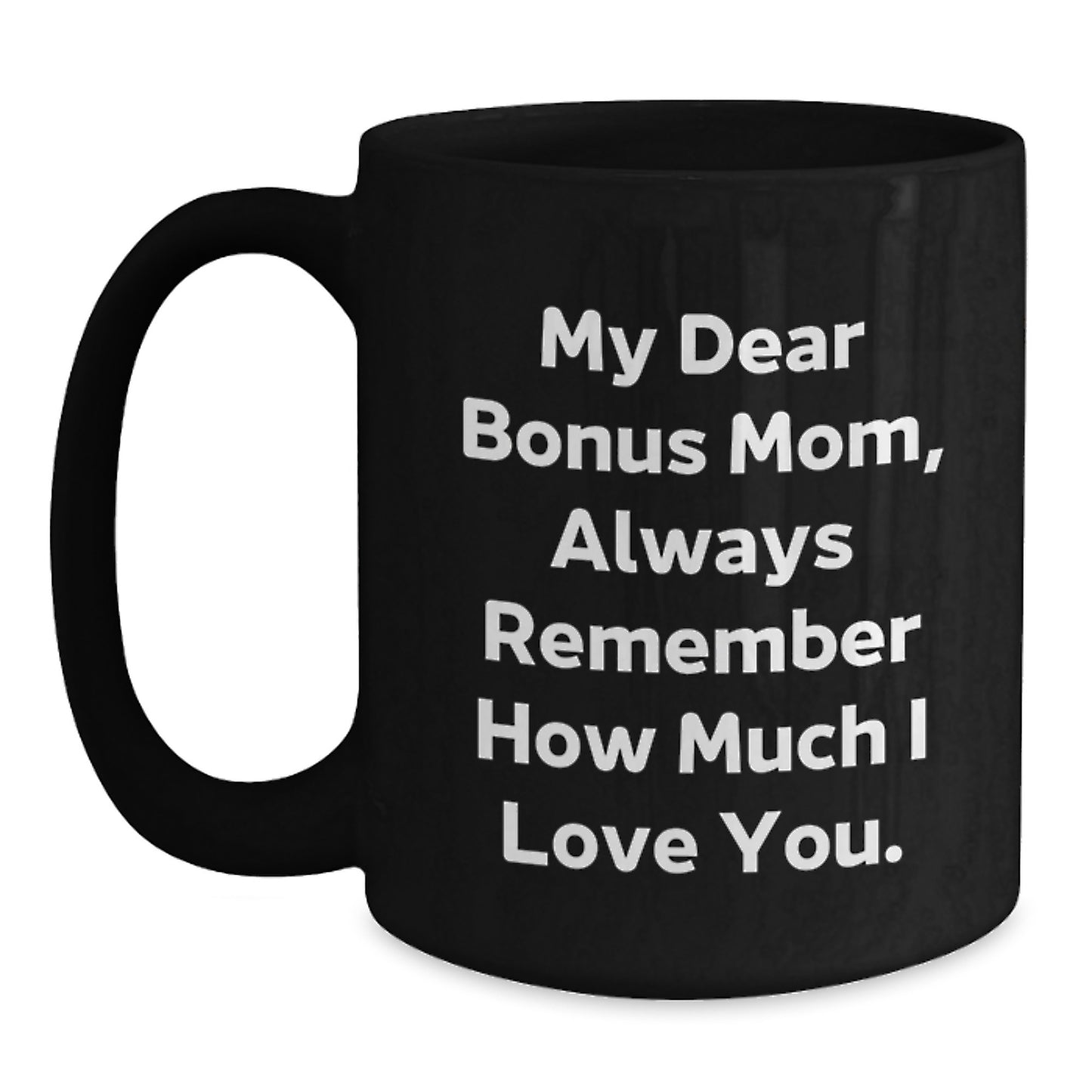 Funny Bonus Mom Gifts from Family - Inspirational Quote for Christmas Unique Presents for Bonus Mom - Main