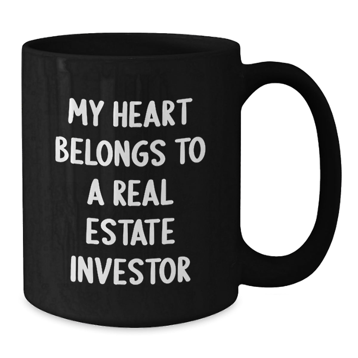 Funny Real Estate Investor Gifts from Family, Unique Black Coffee Mugs for Real Estate Investor Men, Valentine's Gifts for Him - Additional
