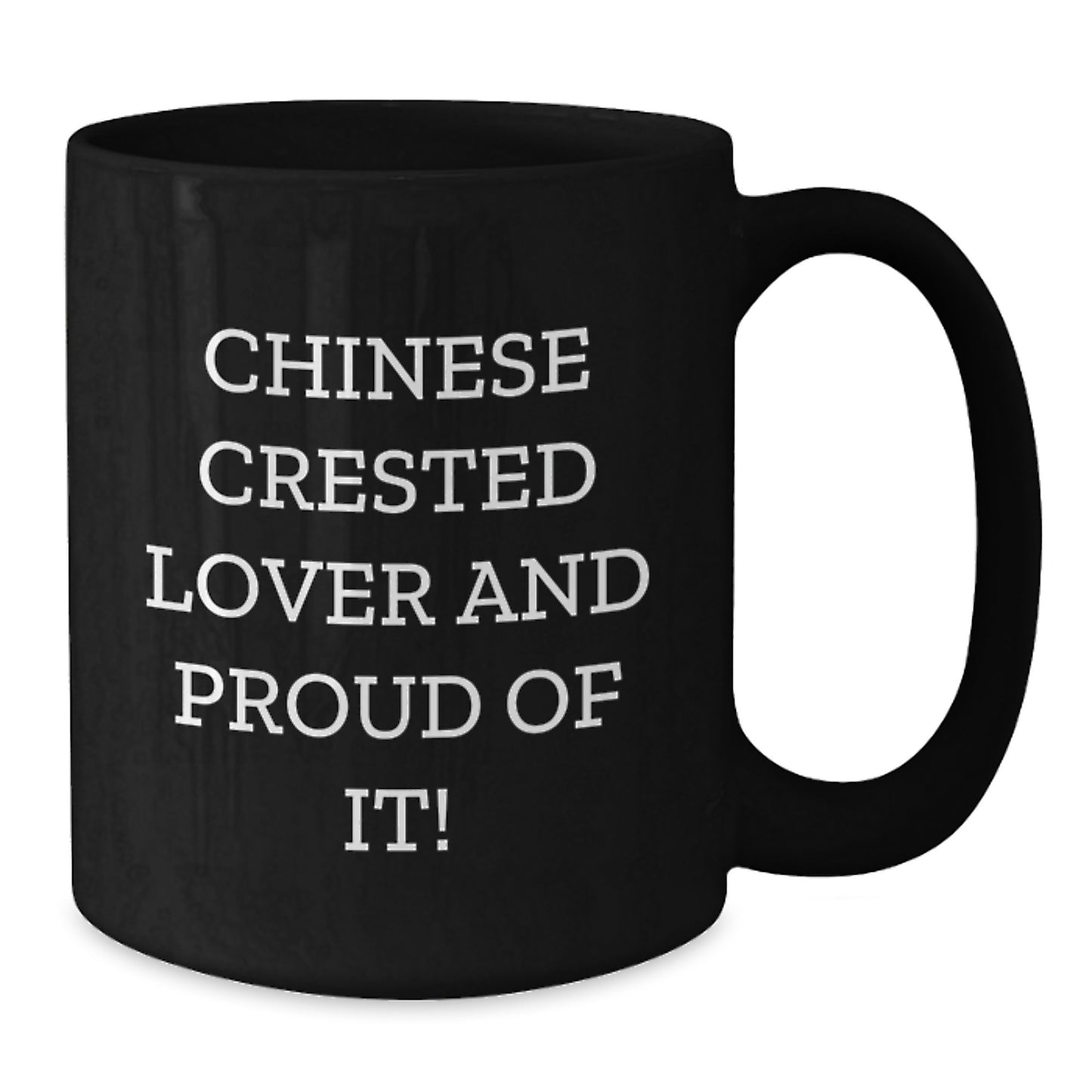 Chinese Crested Dog Lover Gifts for Men from Friends - Funny Mugs for Birthday Unique Gifts, Chinese Crested Dog Enthusiasts Black Coffee Mugs - Additional