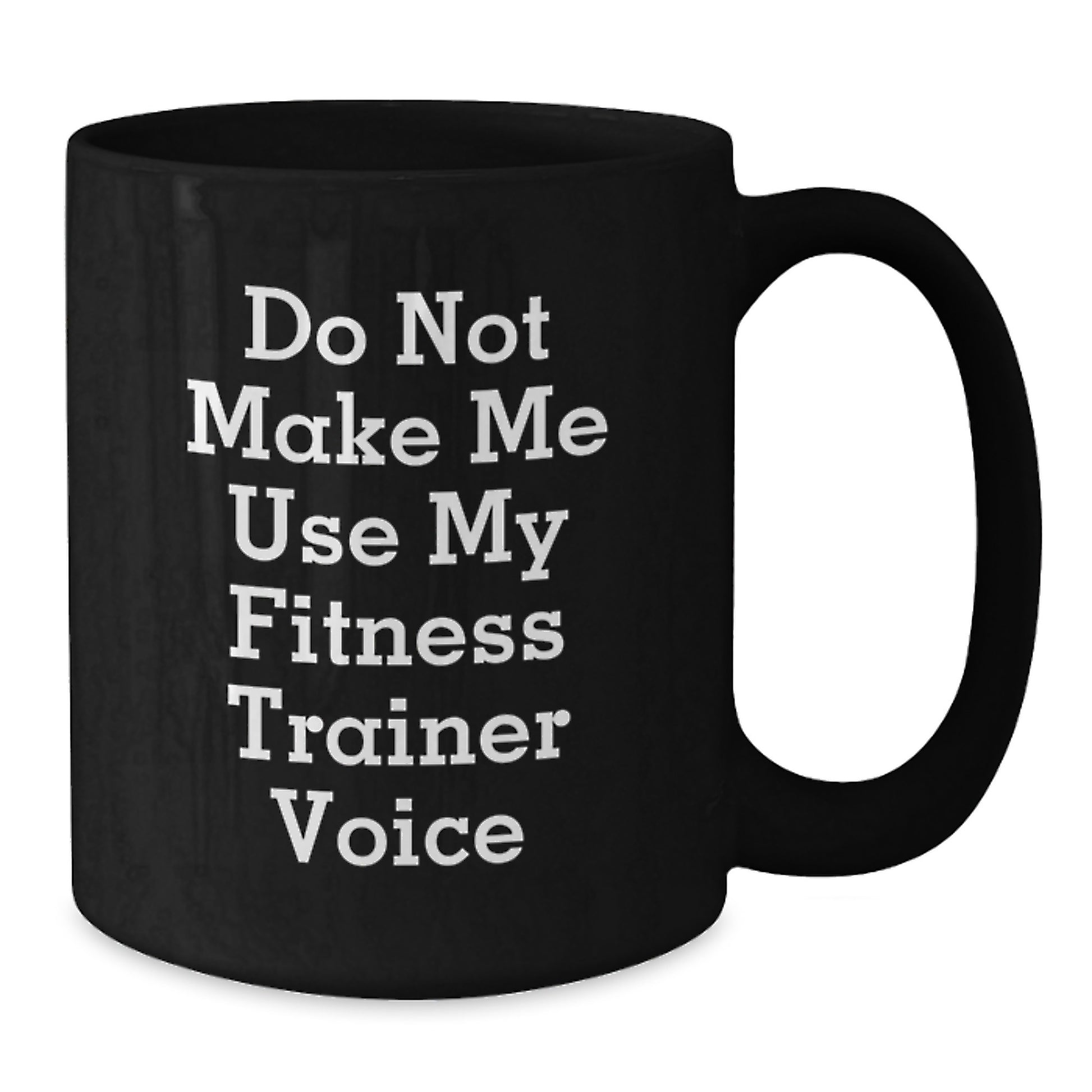 Fitness Trainer Humor Gifts from Family to Men Black Coffee Mugs for Graduation - Additional
