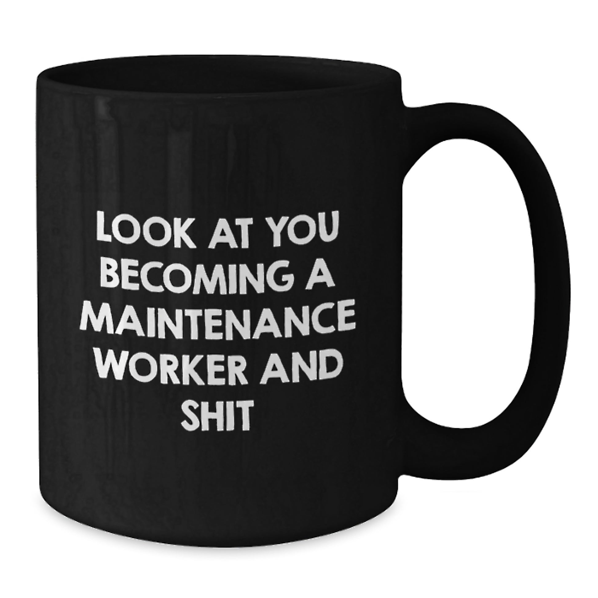 Maintenance Worker Funny Black Coffee Mugs Gifts from Friends for Christmas Unique - Additional