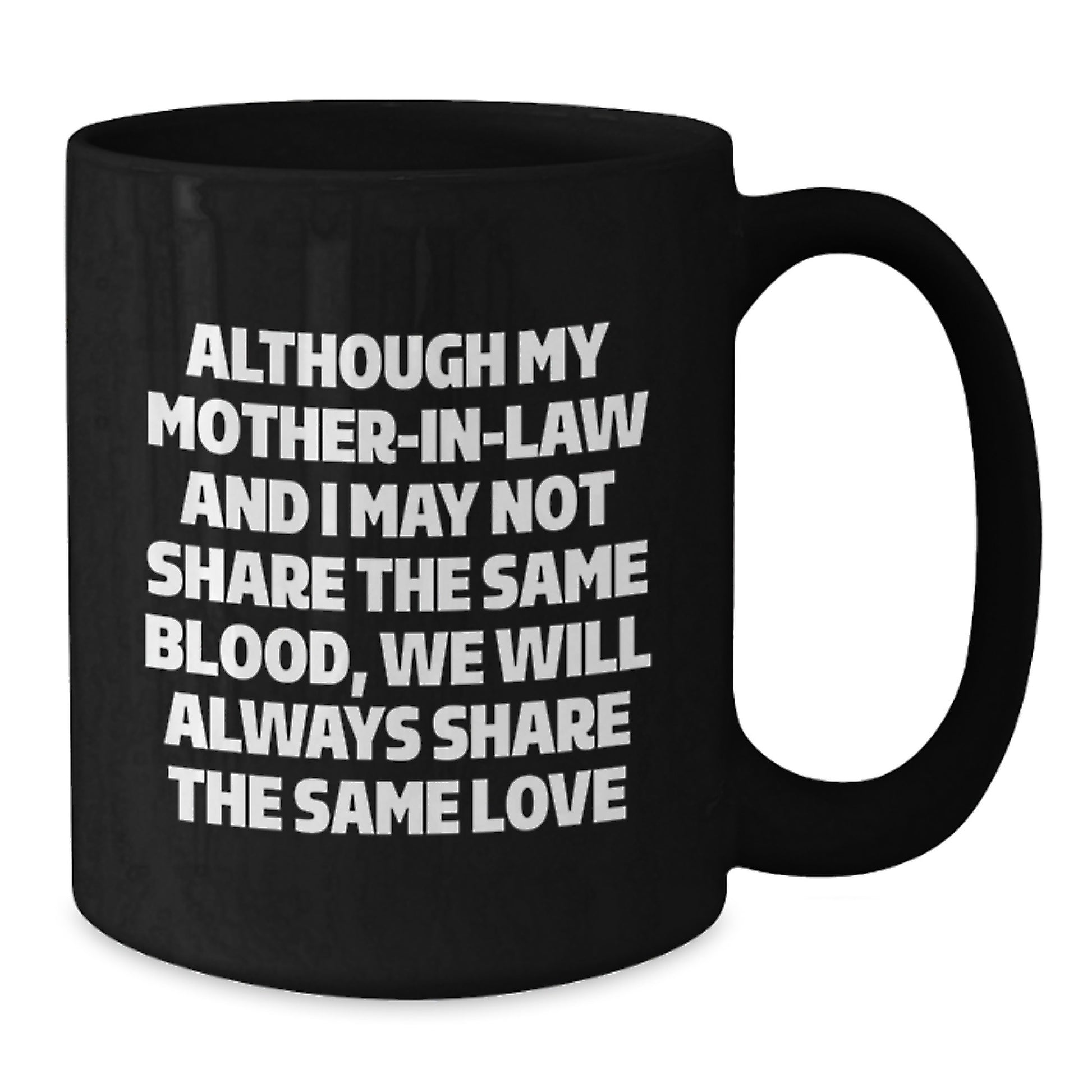 Funny Mom-in-law Quotes Gifts for Her Birthday - Inspirational Black Coffee Mug from Family, Perfect for Women - Additional