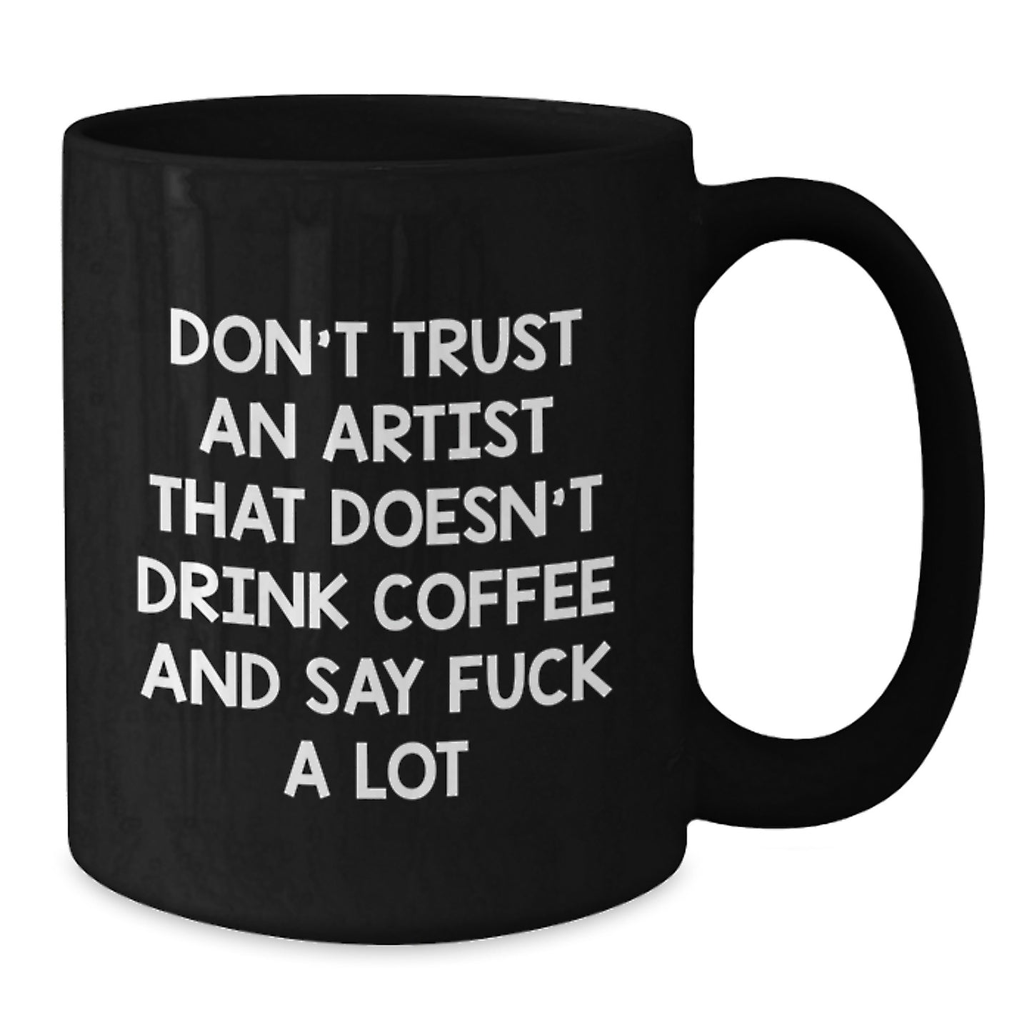 Artist Humor Funny Coffee Gifts from Friends for Artist Black Christmas Unique Mugs - Additional