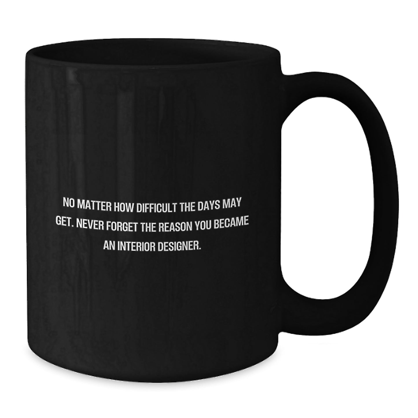 Funny Inspirational Quotes for Interior Designers Black Coffee Mugs Gifts from Friends to Dad on Father's Day - Additional