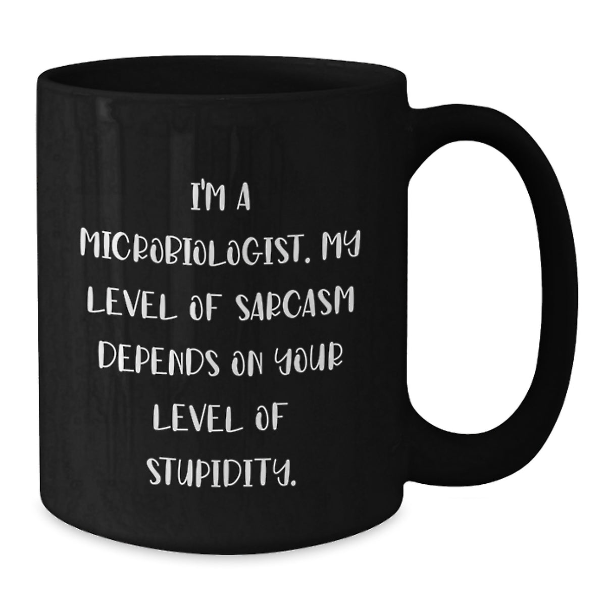Funny Microbiologist Gifts from Friends, Unique Mother's Day Unique Gifts for Microbiologist, 11oz Black Coffee Mug - Additional