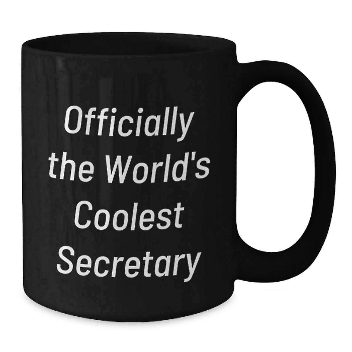 Funny Quotes for Secretary Gifts, Black Coffee Mugs, Father's Day Unique Gifts for Men or Women from Family and Friends - Additional