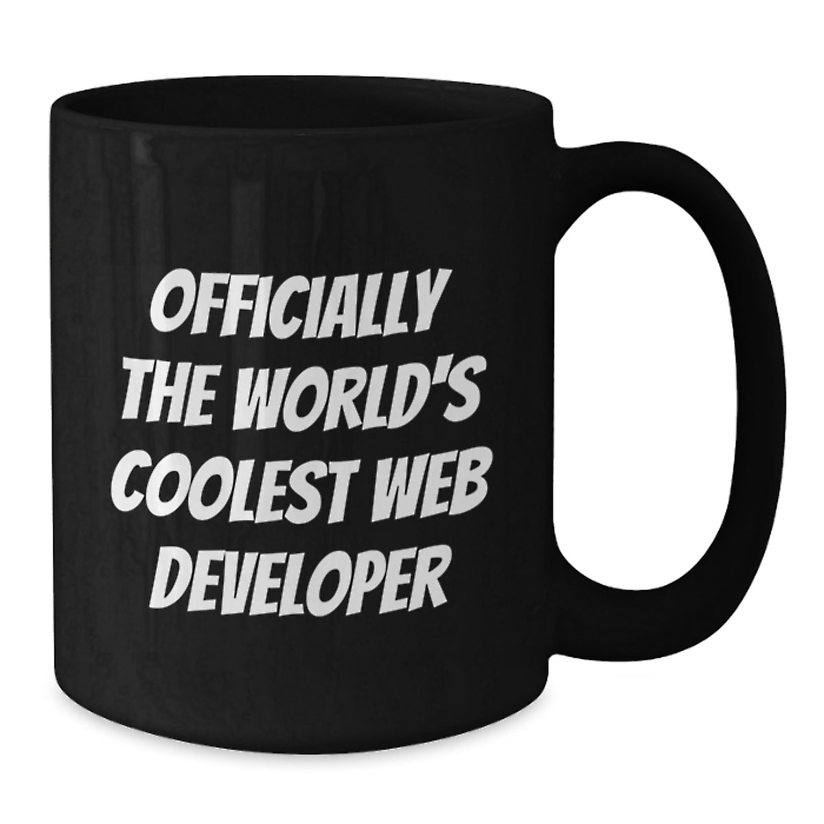 Funny Quote Gifts from Friends for Web Developer Birthday Black Coffee Mug, World's Coolest Web Developer Mug, Best Gift for Web Developer Men - Additional