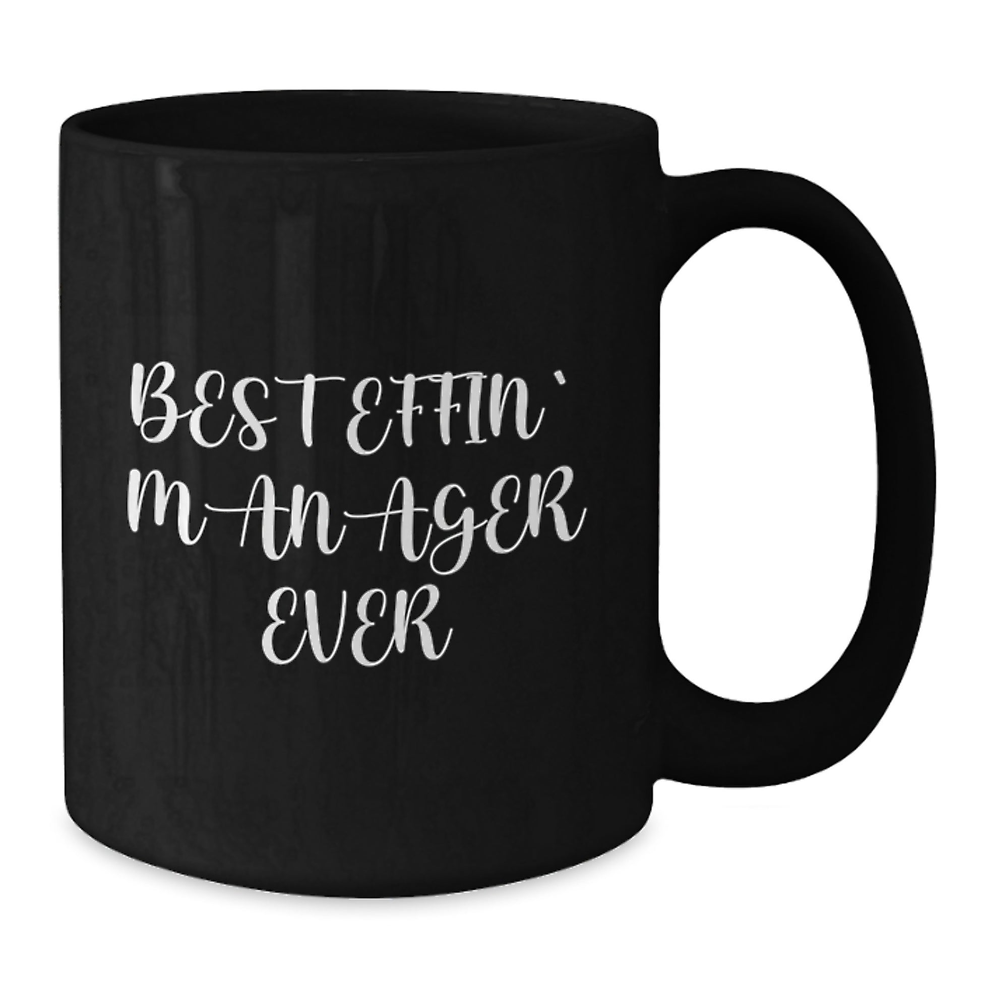 Funny Manager Gifts from Friends, Best Effin' Manager Ever Quotes, Black Coffee Mugs for Valentine's Unique Gifts - Additional