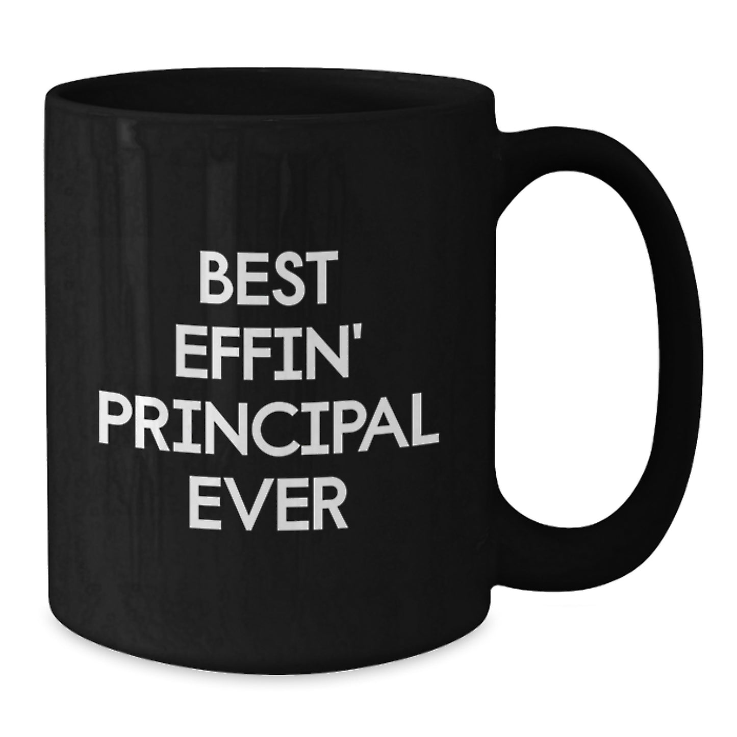 Funny Principal Inspirational Black Coffee Mug Gifts from Men - Gift for Principal or Teacher on Father's Day Unique - Additional