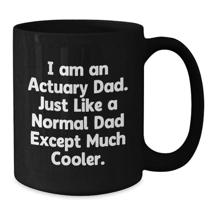 Actuary Keepsake Mug for Him – Birthday Gift, 11oz Black Ceramic - Additional