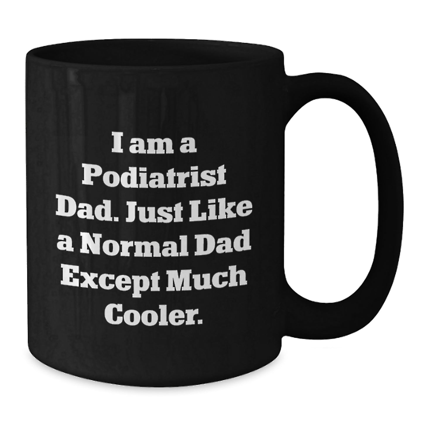 Podiatrist Keepsake Black Coffee Mug for Him Birthday Gift Premium - Additional