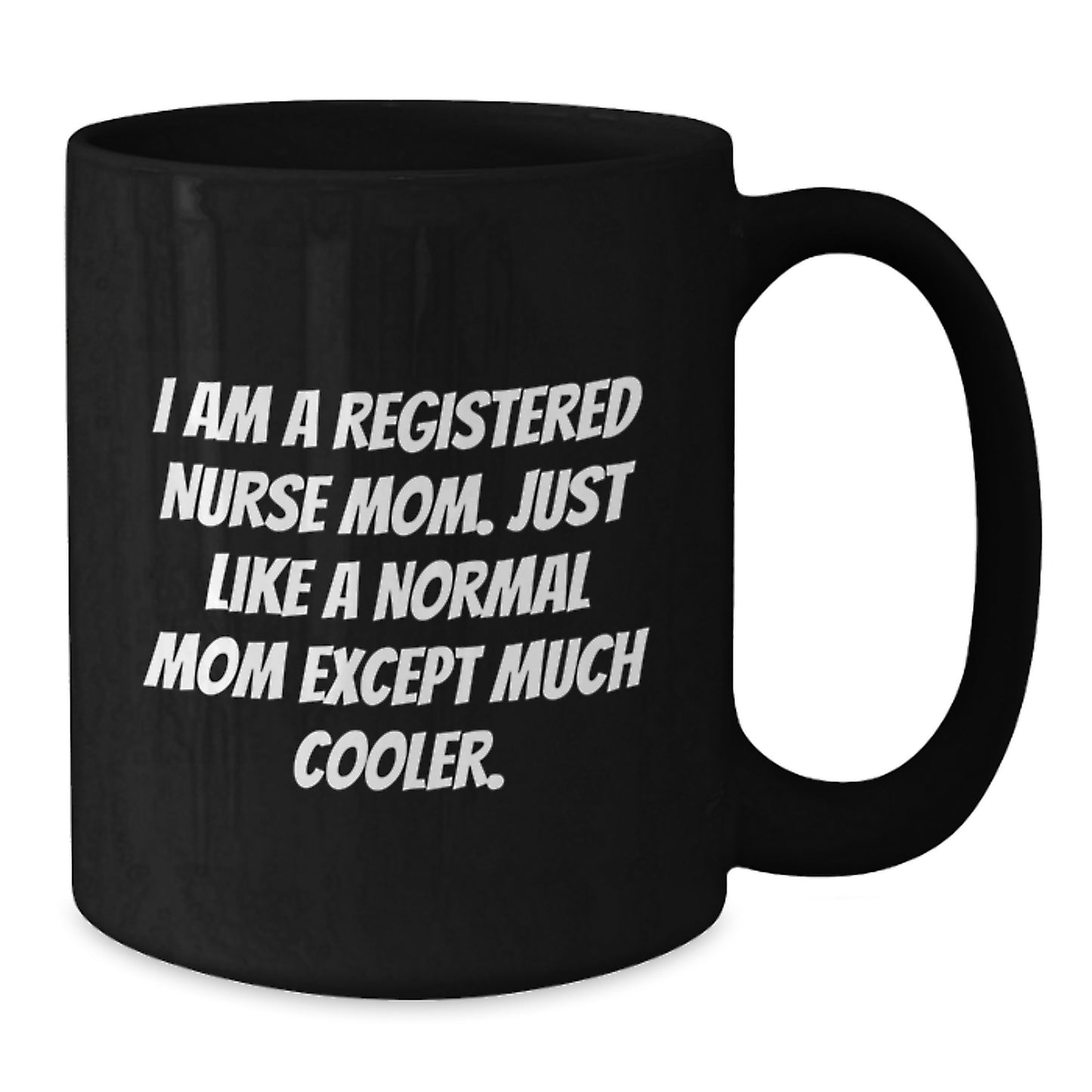 Registered Nurse Keepsake Black Coffee Mug for Him Christmas Gift - Additional