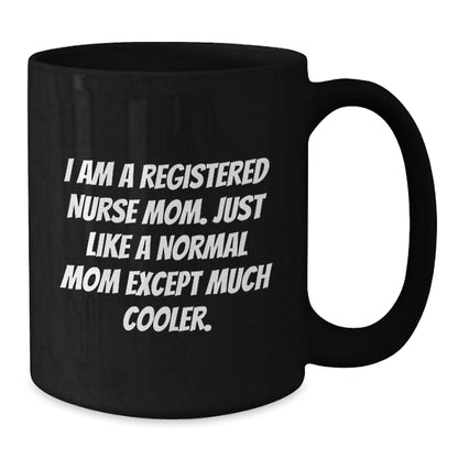 Registered Nurse Keepsake Black Coffee Mug for Him Christmas Gift - Additional