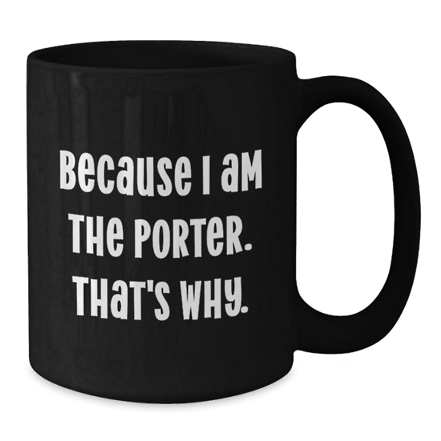 Porter Keepsake Coffee Mug for Him 11oz Ceramic Unique Birthday Gift - Additional