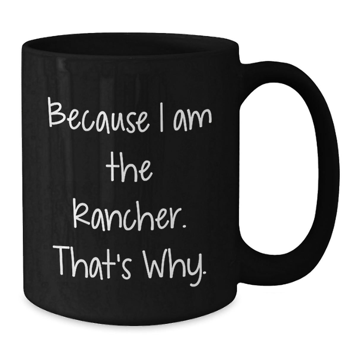 Rancher Black Coffee Mug Keepsake for Him Premium Birthday Gift - Additional